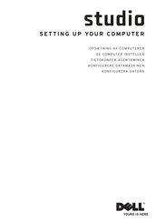 Dell Studio Instructions Manual