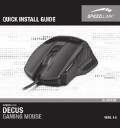 SpeedLink DECUS SL-6397-BK Quick Install Manual