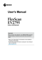 Eizo FlexScan EV2795 User Manual