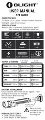 OLIGHT S2A BATON User Manual