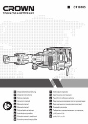Crown CT18185 Original Instructions Manual