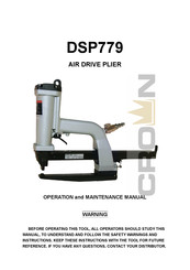 Crown SP-50-10B-CL Operation And Maintenance Manual