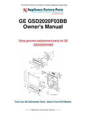 GE GSD2600 series Owner's Manual