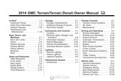 GMC 2014 Terrain Denali Owner's Manual