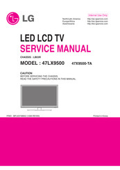 LG 47X9500 Service Manual