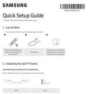 Samsung HG32T5300E Quick Setup Manual