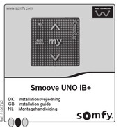 SOMFY Smoove UNO IB+ Manual