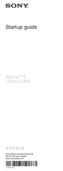 Sony Xperia C2304 Startup Manual