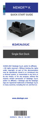 Datalogic MEMOR K Quick Start Manual