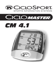 CICLOSPORT CicloMaster CM 4.1 Operating Manual