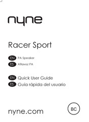 Nyne Racer Sport Quick User Manual