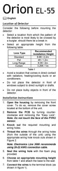 Orion EL-55 Manual