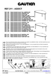 Gautier 260 Assembly Instructions Manual