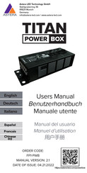 Astera TITAN POWERBOX FP1-PWB User Manual