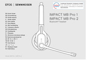 EPOS SENNHEISER IMPACT MB Pro 2 Quick Manual