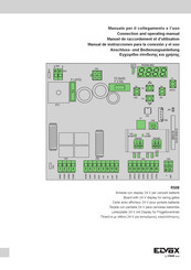 Vimar Elvox RS08 Connection And Operating Manual