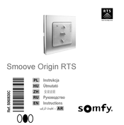 SOMFY Smoove Origin RTS Instructions Manual