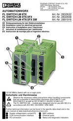Phoenix Contact FL SWITCH LM 4TX/2FX Installation Notes