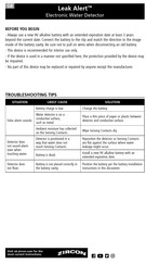 Zircon Leak Alert Manual