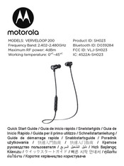 Motorola VERVELOOP 200 Quick Start Manual