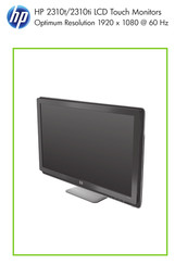 HP 2310t Manual