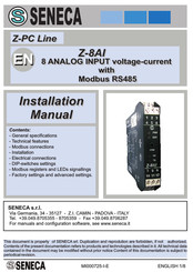 Seneca Z-8AI Installation Manual