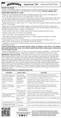 Zircon SuperScan M1 Manual
