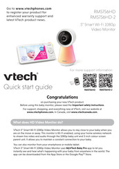 VTech RM5756HD-2 Quick Start Manual