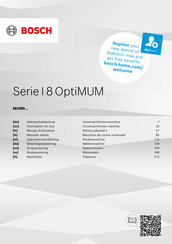 Bosch MUM9 Series Information For Use