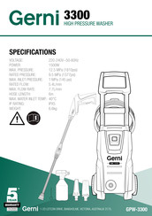 Gerni 3300 Manual