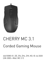 Cherry MC 3.1 Manual