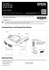 Epson Moverio BT-40S User Manual