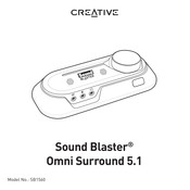 Creative SB1560 Manual