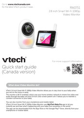 VTech RM2751 Quick Start Manual