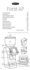 Baratza Forté AP Quick Start Manual