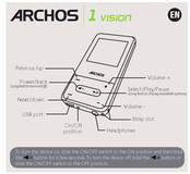 Archos 1 VISION Manual