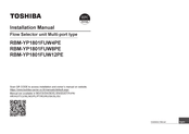 Toshiba RBM-YP1801FUW12PE Installation Manual
