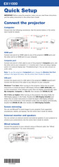 Epson EX11000 Quick Setup Manual