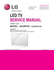 LG 60LB8700-SA Service Manual