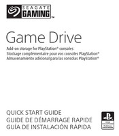 Seagate Game Drive Quick Start Manual