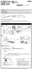 Epson ET-18100 Series Start Here Manual