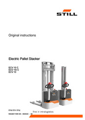 Still ECV 10i C Original Instructions Manual