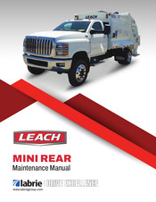 Leach MINI REAR Maintenance Manual