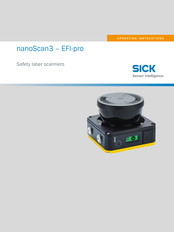SICK nanoScan3 - EFI-pro Operating Instructions Manual
