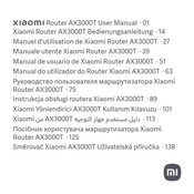 Xiaomi AX3000T User Manual