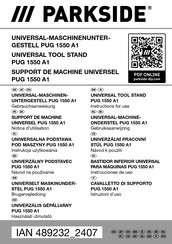 Parkside PUG 1550 A1 Instructions For Use Manual