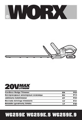 Worx WG259E.9 Manual