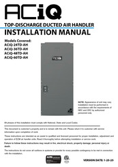 ACIQ ACiQ-36TD-AH Installation Manual