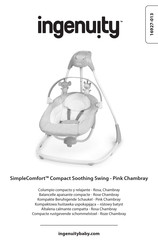 ingenuity SimpleComfort Compact Soothing Swing Manual
