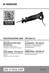 Parkside 471919 2407 Operation And Safety Notes